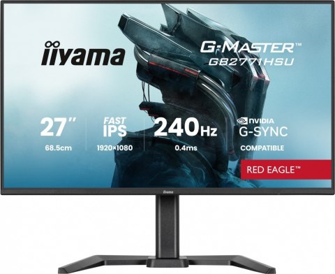 Monitor 27 cali GB2771HSU-B1 0.4ms,Fast IPS, HAS (150) PIVOT, 1xUSB 3.2, 1xUSB C, 240Hz, DP, 2xHDMI,Adaptive G-SYNC-1920x