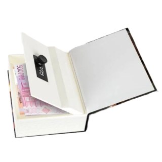 Książka Ukryta Skarbonka Sejf Na Kod Szyfr Dinozaur Czarna