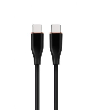 Kabel USB C(M) do USB C(M) 1.5M czarny