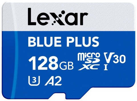 Karta pamięci microSD 128GB C10 A2 U3 V30 170MB/s Blue Plus
