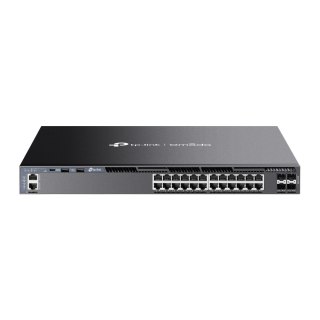 Przełącznik zarządzalny SG6428X Omada 24-Port Gigabit Stackable L3 Managed Switch with 4 10GE SFP+ Slots