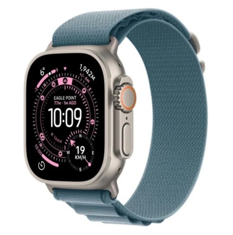 Watch Ultra 3 GPS + Cellular koperta 49 mm z tytanu w kolorze naturalnym, opaska Alpine w kolorze jasnoniebieskim - rozmiar M