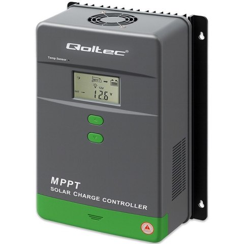 Solarny regulator ładowania MPPT z czujnikiem temperatury 50A | 12V/24V | LCD | Bluetooth | APP | GEL | LiFePO4