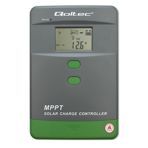 Solarny regulator ładowania MPPT z czujnikiem temperatury 60A | 12V/24V | LCD | Bluetooth | APP | GEL | LiFePO4