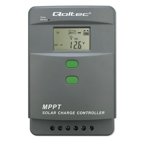 Solarny regulator ładowania MPPT z czujnikiem temperatury 60A | 12V/24V | LCD | Bluetooth | APP | GEL | LiFePO4
