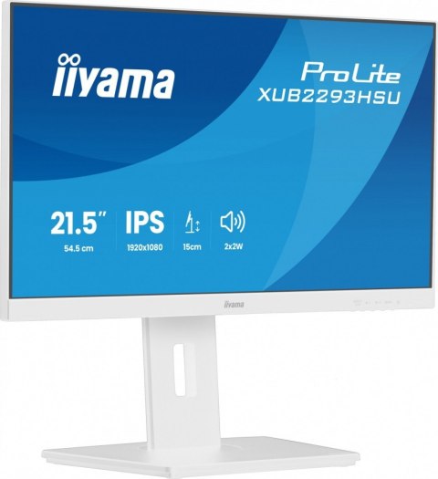 Monitor 22 cale XUB2293HSU-W7 IPS, 100Hz, Pivot, HAS(150mm), 300cd, BIAŁY