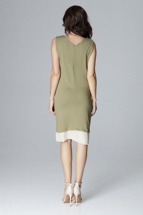 Sukienka Model L016 Olive - Lenitif Sukienka Model L016 Olive - Lenitif