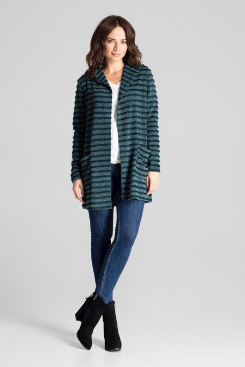 Sweter Kardigan Model L070 Green - Lenitif Sweter Kardigan Model L070 Green - Lenitif
