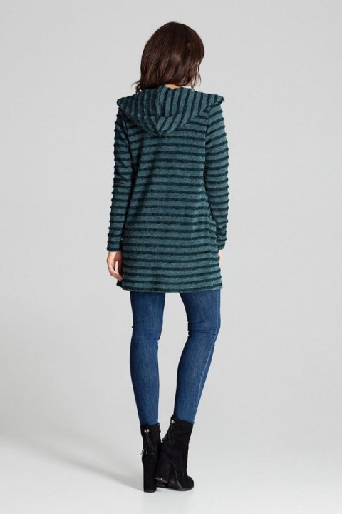 Sweter Kardigan Model L070 Green - Lenitif Sweter Kardigan Model L070 Green - Lenitif