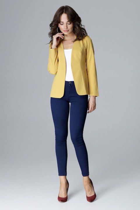 Żakiet Model L005 Yellow - Lenitif Żakiet Model L005 Yellow - Lenitif