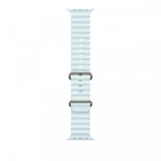 Pasek Ocean w kolorze mroźnego błękitu do koperty 49 mm - elementy z tytanu w kolorze naturalnym