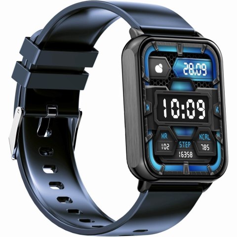 Smartwatch Gravity Granatowo Czarny 2 Paski GT17-9