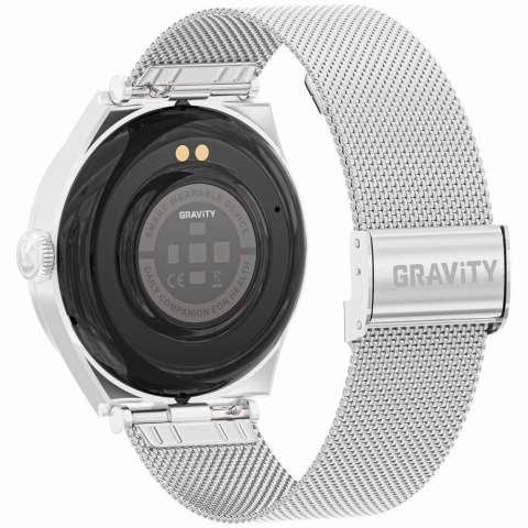Smartwatch Gravity Srebrny GT25-7