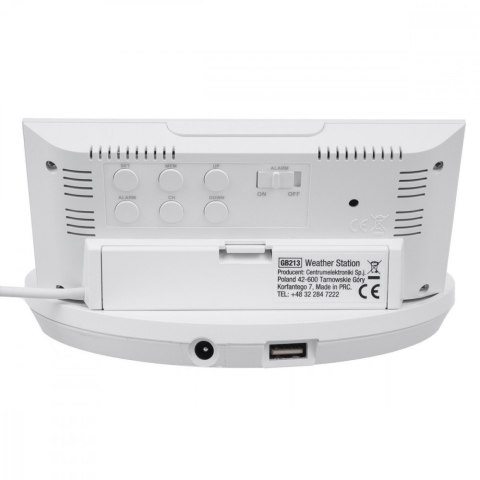 Bezprzewodowa stacja pogody z ładowarką Qi GB213