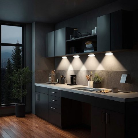 Lampa zestaw 6 LED Energy z pilotem na baterie 3xAAA MCE165