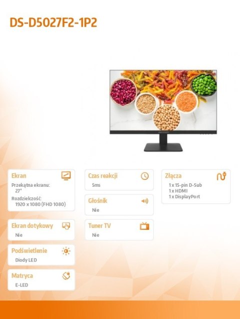 Monitor 27 cali DS-D5027F2-1P2