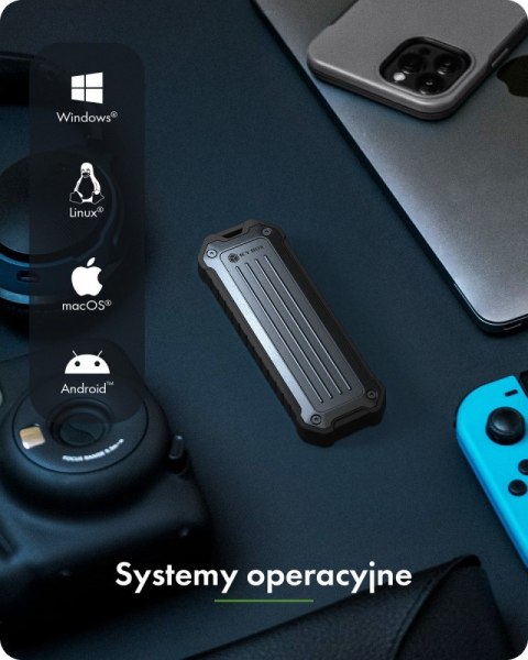 Obudowa M.2 NVMe i SATA USB 3.2 Gen 2, 10 Gbit/s IB-1827MCP-C31