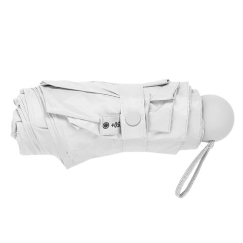 Parasolka Kieszonkowa Składana z Ochroną UV UPF 50+ Etui Szara 90 cm