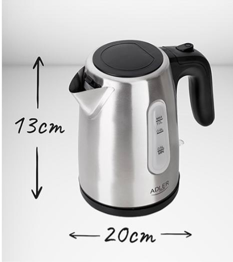 Czajnik metalowy 1l AD 1273