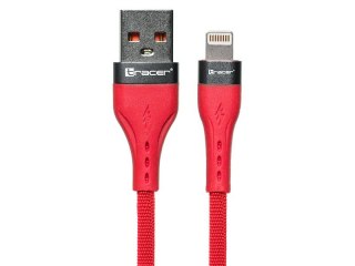Kabel USB A - Lightning 1m Czerwony