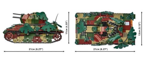 Klocki Flakpanzer IV Wirbelwind 1195 elementów