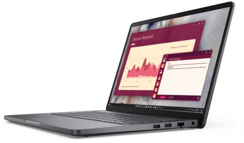 Laptop Dell Pro 14 PC14250 W11P C7 150U/16GB/512GB CL25/FgrPr/FHD IR Cam&Mic/WLAN+BT|14.0 FHD+|BcklKb/3C/65W/3YPS Magnetite colo