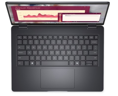 Laptop Dell Pro 14 PC14250 W11P C7 150U/16GB/512GB CL25/FgrPr/FHD IR Cam&Mic/WLAN+BT|14.0 FHD+|BcklKb/3C/65W/3YPS Magnetite colo