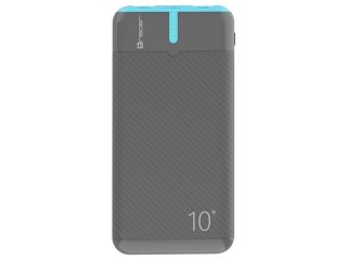 PowerBank EnerGo 10000mAh szaro-niebieski