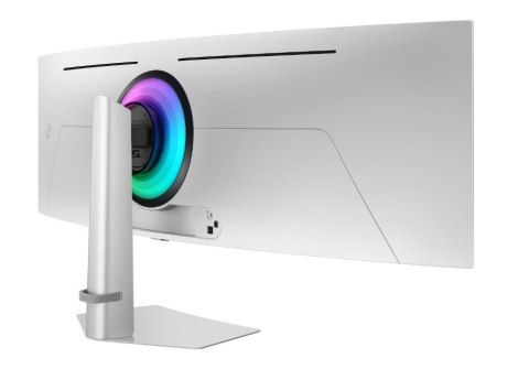 Monitor 49 cali Odyssey G9 G95SD OLED 5120x1440 DQHD 32:9 1xHDMI 1xmicroHDMI 1xDP 1xUSB-C 2xUSB 0,03ms 240Hz zakrzywiony głośnik