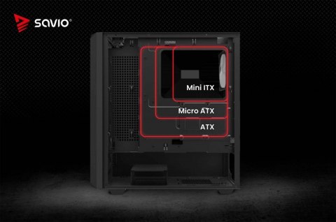 Obudowa komputerowa NOCTIS GLASS RGB X1