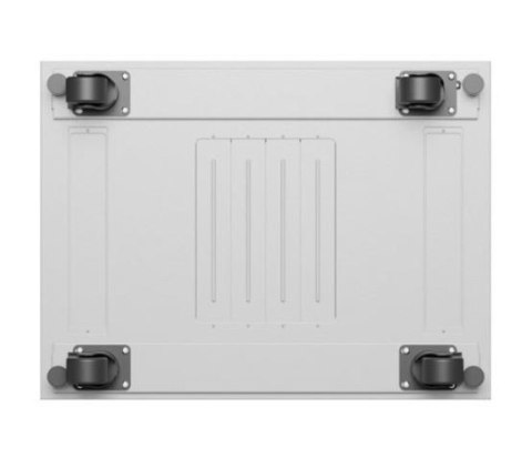 Szafa stojąca rack 19 cali 22U 600x800 szara drzwi szklane LCD flack pack