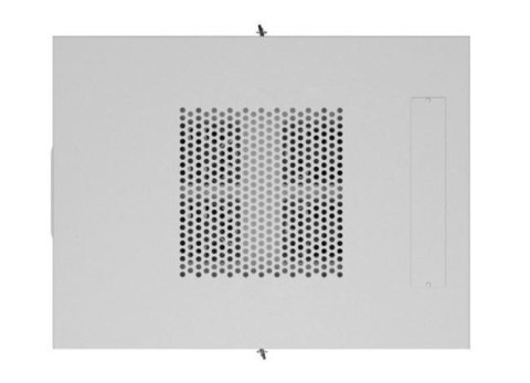 Szafa stojąca rack 19 cali 42U 600x800 szara drzwi szklane flack pack