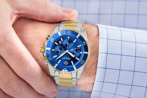 Zegarek Męski Giewont Chronograph Sapphire Multikolor GW3970-B5