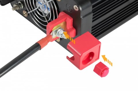 TE16 Przetwornica (falownik) o mocy ciągłej 1.200W (2x VAC 230V / 2x USB)