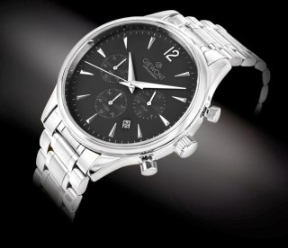 Zegarek Męski Giewont Chronograph Sapphire Srebrny GW6310-B2