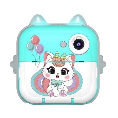 Aparat Natychmiastowy z Drukarką Termiczną Gry 3 Rolki Kotek Różowy