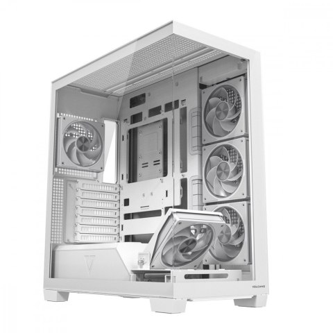Obudowa PC VOLCANO STELLAR PLUS ARGB MIDI 5F Biała