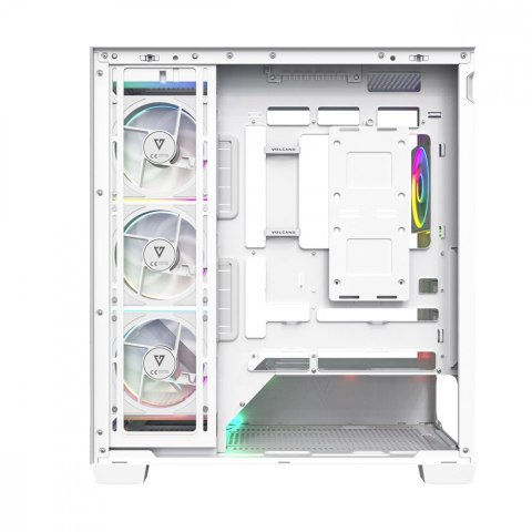 Obudowa PC VOLCANO STELLAR PLUS ARGB MIDI 5F Biała