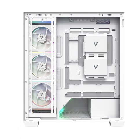 Obudowa PC VOLCANO STELLAR PLUS ARGB MIDI 5F Biała
