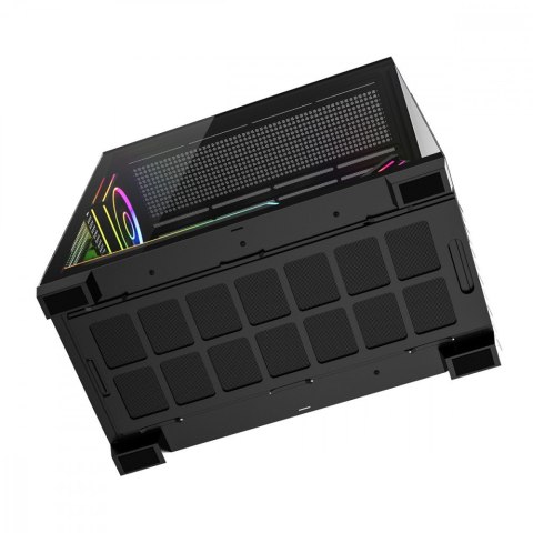 Obudowa PC VOLCANO STELLAR PLUS ARGB MIDI 5F Czarna