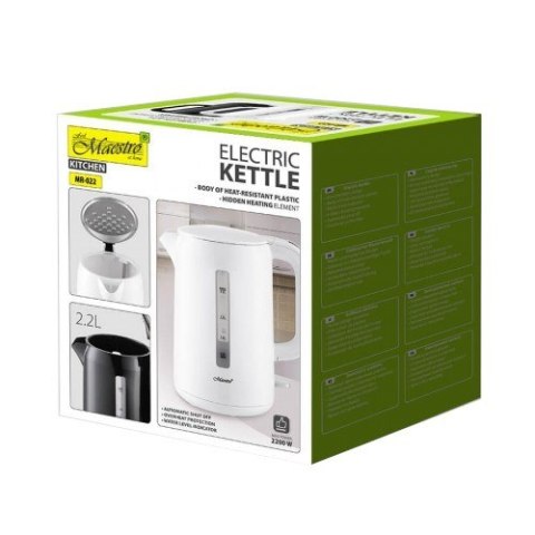 Czajnik elektryczny 2,2l 2200W MR-022-WHITE