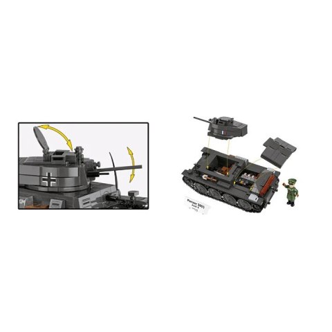 Klocki Panzer 38 LT VZ.38 690 elementów