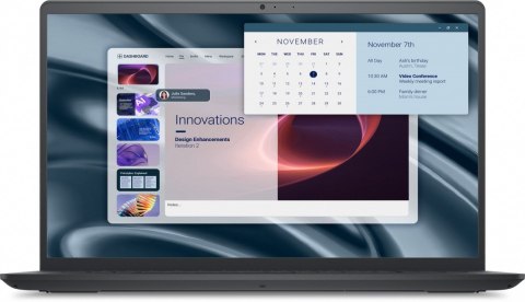 Laptop Dell Pro 15 Essential PV15250 W11P C3-100U|8GB|512GB|Intel UHD|FgrPr|WLAN+BT|15.6 FHD|BcklKb|3C|65W|3YPS Carbon Black (Pl