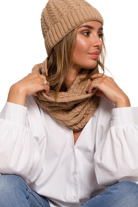 Komin Model BK082 Camel - BE Knit Komin Model BK082 Camel - BE Knit