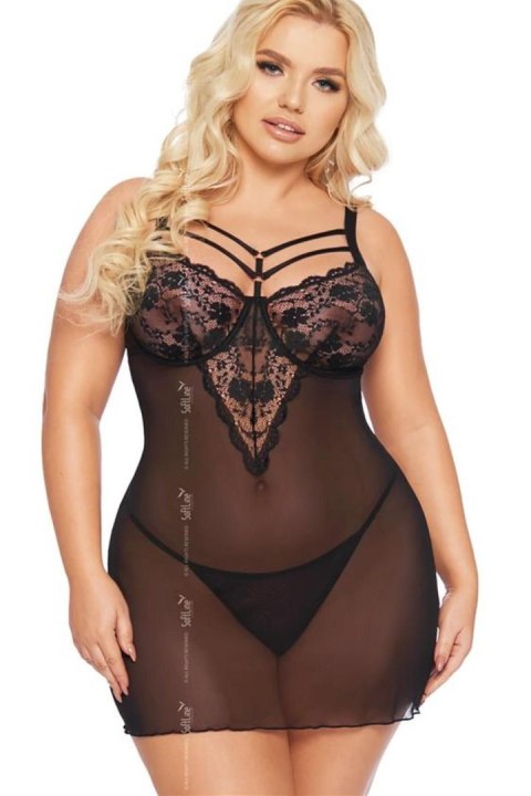 Komplet Model Aldona Black - SoftLine Collection Komplet Model Aldona Black - SoftLine Collection