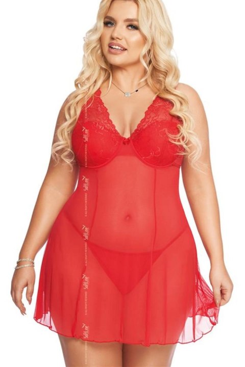 Komplet Model Berta Red - SoftLine Collection Komplet Model Berta Red - SoftLine Collection