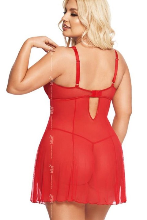 Komplet Model Berta Red - SoftLine Collection Komplet Model Berta Red - SoftLine Collection