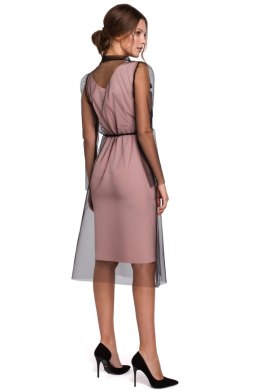 Sukienka Model K039 Powder Pink - Makover