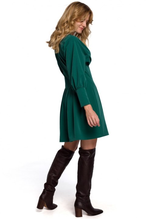 Sukienka Model K087 Green - Makover Sukienka Model K087 Green - Makover