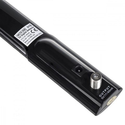 Antena TV DVB-T/T2 H.265 HEVC tubowa filtr LTE MCTV-930 Czarna